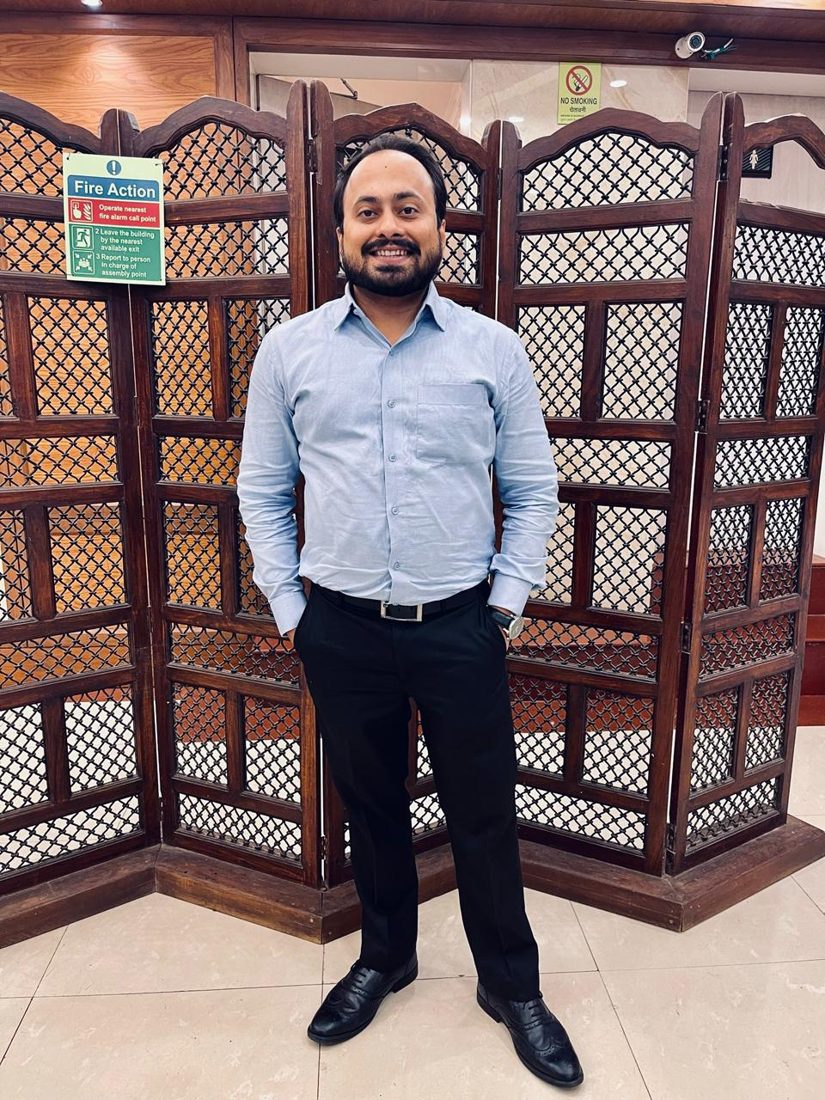 Arpit in office formals